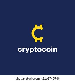 Logo de la moneda de C$ y criptodivisa