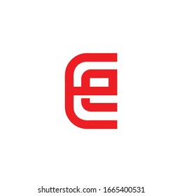 Letter C E Double E Initial Stock Vector (Royalty Free) 1665400531 ...