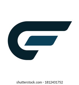 Letter C F Professional Brand Logo Design