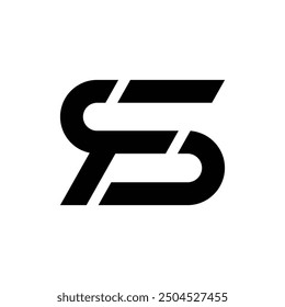 Letter c f s modern new unique typography logo idea