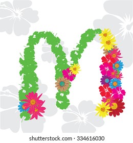 Letter C flower