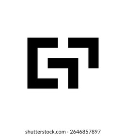 Letter C or G arrow creative logo design