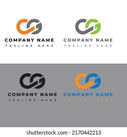 Letter C and G branded and unique font logo templet for brand identity and for company business