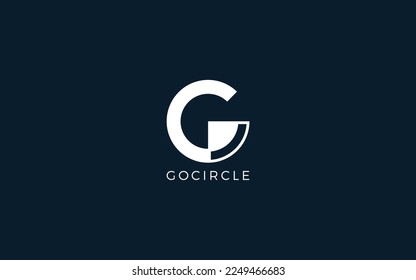 Letter C and G logo formed with simple and modern shape