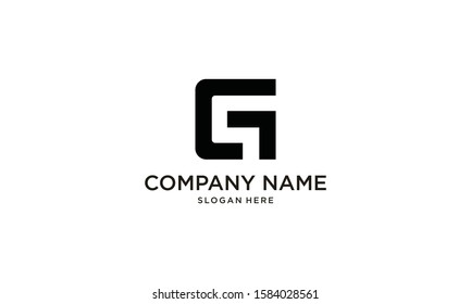Letter C and G logo icon design template elements