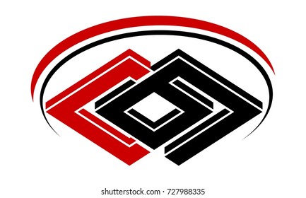 Letter C G Modern Logo 