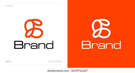 Letter C or G monogram logo icon design vector illustration template, Symbol initial alphabet with a swirl loop line art for growth, connection technology and identity business