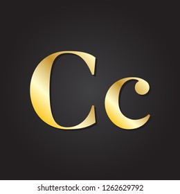 letter C gold