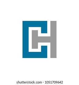 letter C H J vector logo