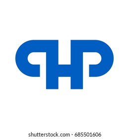 letter C, H, and P logo vector.
