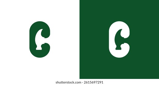 Letter C with Hammer Logo