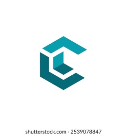 Letter C Hexagon Logo design vector template