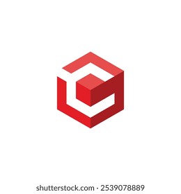 Letter C Hexagon Logo design vector template