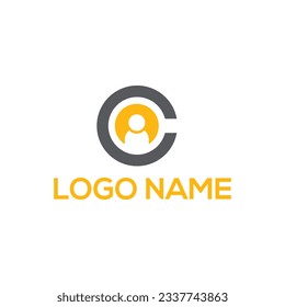 Letter C Human Resource Logo Design