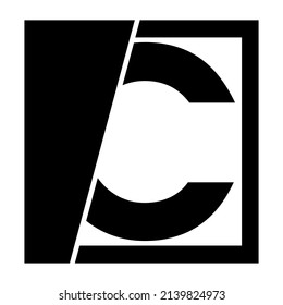 logotipo de diseño de icono de letra C 