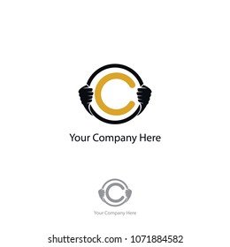 letter c icon logo
