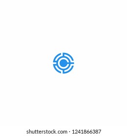 letter C icon logo