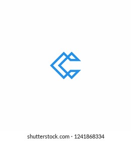 letter C icon logo