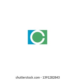 letter C icon logo design concept