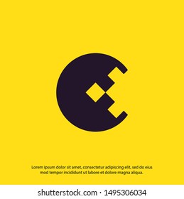Letter C icon logo design