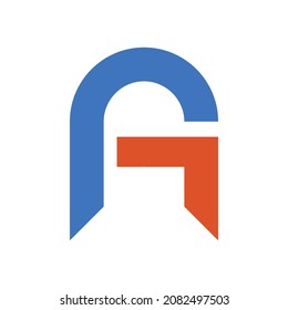 diseño de logotipo de iconos letra a y c 