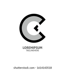 Letter C Icon Logo, Vector Illustration Template Design