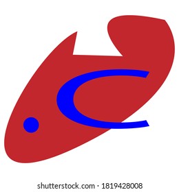 letter c icon vector design illustration