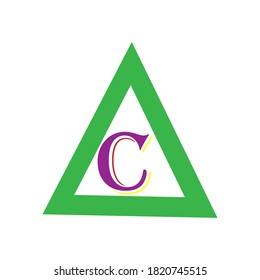 letter c icon vector design illustration