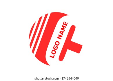 Letter C Initial logo design with three line.