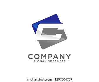 Letter C initial logo template