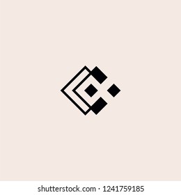 letter C initial logo vector icon