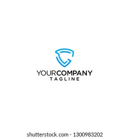 Letter C initial logo vector icon