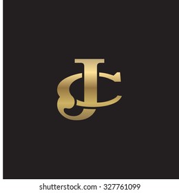 Letter C J Monogram Golden Logo Stock Vector (Royalty Free) 327761099 ...