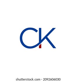 Letter C and K initials concept. Very suitable various business purposes also for symbol, logo, company name, brand name, personal name, icon and many more.