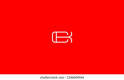 LETTER C AND K LOGO FOR LOGO DESIGN OR ILLUSTRATION USE