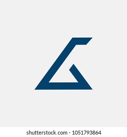 letter C L logo abstract, alphabet icon vector