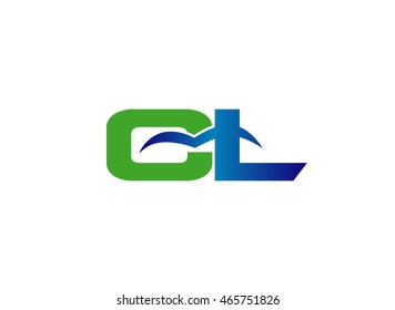 Letter C and L logo vector
