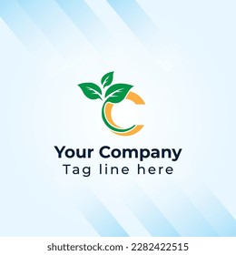 Icono del logotipo de la letra C Ilustración de plantilla de diseño, Ilustración vectorial.