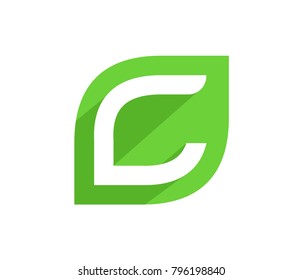 elemento de icono del logotipo de la letra C