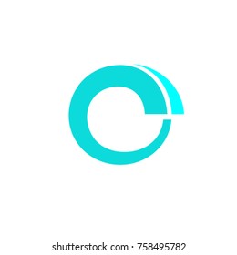 Letter C Line Logo Design 