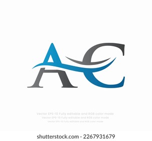  Letter A C Linked Logo