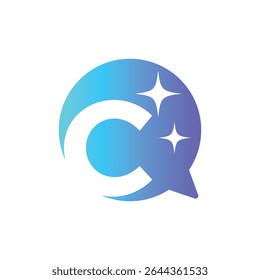 Letter C logo, C logo, AI logo set, modern and minimal design, tech-inspired, colorful icons and symbols, suitable for artificial intelligence, innovation, branding, startups, and digital identity.