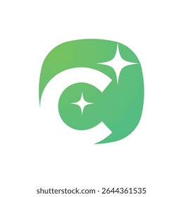Letter C logo, C logo, AI logo set, modern and minimal design, tech-inspired, colorful icons and symbols, suitable for artificial intelligence, innovation, branding, startups, and digital identity.