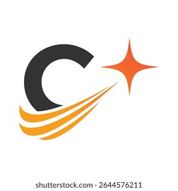 Letter C logo, C logo, AI logo set, modern and minimal design, tech-inspired, colorful icons and symbols, suitable for artificial intelligence, innovation, branding, startups, and digital identity.