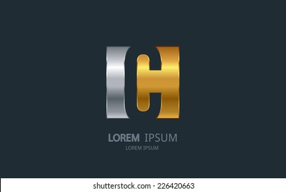 Letter C logo. Alphabet logotype vector design.