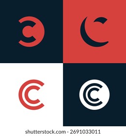 Letter C Logo Bundle - Modern Minimalist Monogram Alphabet Brand Identity Vector Set for Business