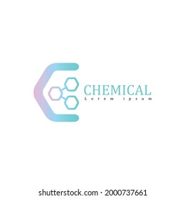 letter c logo for chemical industry
