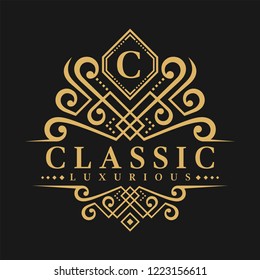 Letter C Logo - Classic Luxurious Style Logo Template