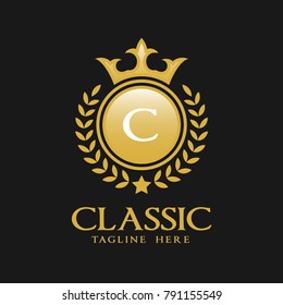 Letter C Logo - Classic Luxurious Style Logo Template