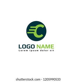 letter C logo concept